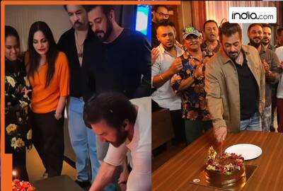 Photos from Salman Khan's 59th birthday party with friends and family, don't miss the designer cakes