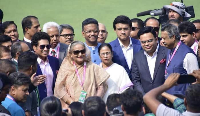 Pink-Ball Test: Photo-Op For Mamata-Shiekh Hasina at Eden Gardens