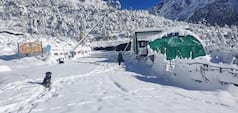 North Sikkim Welcomes Winter As It Receives Season’s First Snowfall Today, See PICS