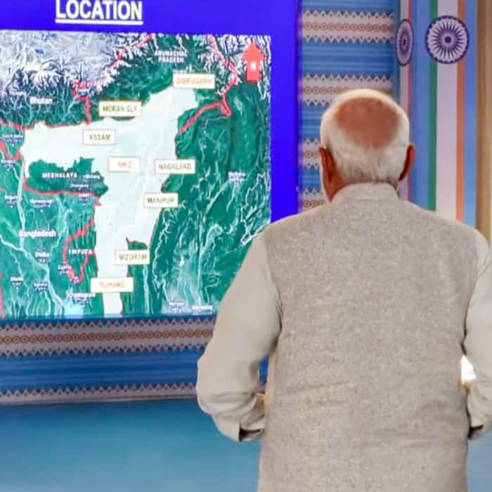 PM Modi witnesses special IAF aerial show at emergency landing facility in Assam