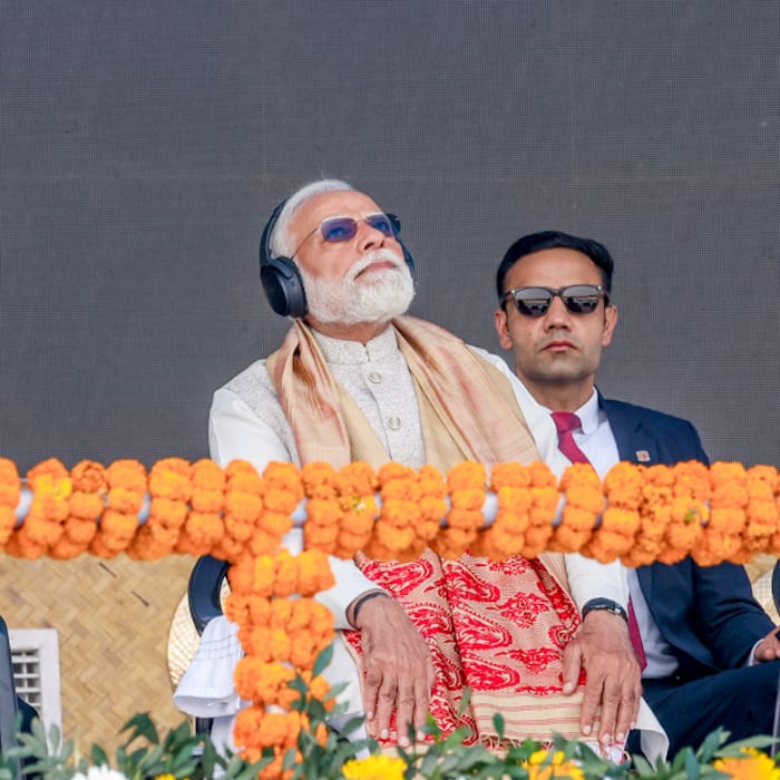 PM Modi witnesses special IAF aerial show at emergency landing facility in Assam