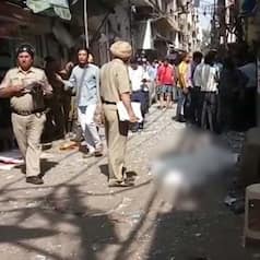 Pictures of explosion at Naya Bazar in Chandni Chowk of old Delhi that claimed life of 1 person!