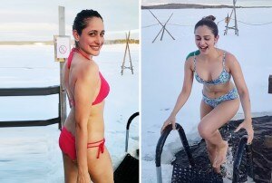 Pragya Jaiswal Undergoes Cryotherapy in Hot Pink Bikini After ...