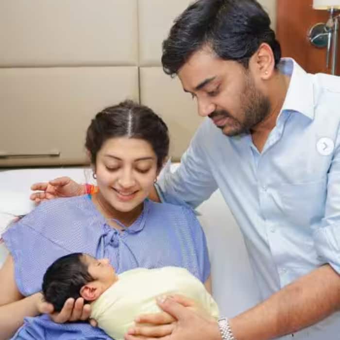 Pranitha Subhash and Nitin Raju     Baby Boy