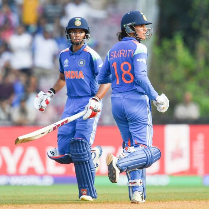 Pratika Rawal and Smriti Mandhana put on Indias highest-ever partnership in ODI World Cup