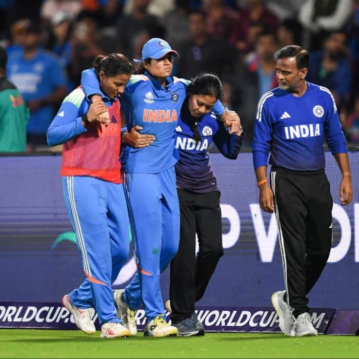Pratika Rawal was immediately taken off the field