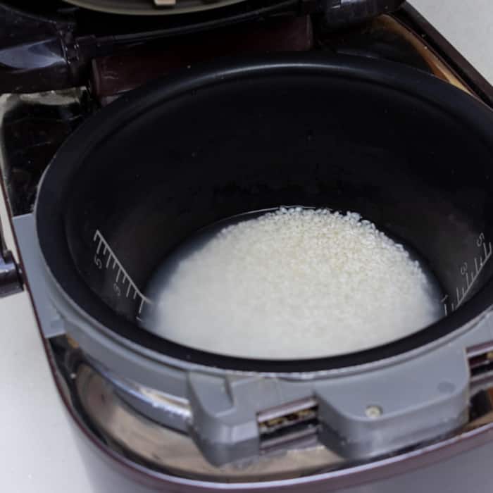 Pre-soak food before cooking