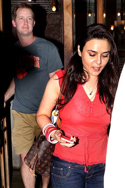 Preity Zinta And Gene Goodenough In Mumbai Preity Zinta And Gene Goodenough In Mumbai