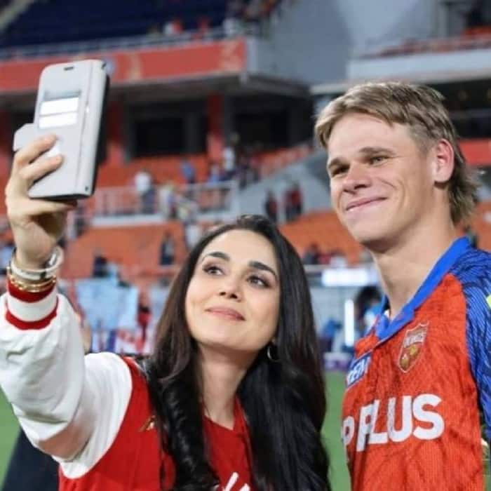 Preity Zinta reacts to Connolly   s stunning 72 run knock