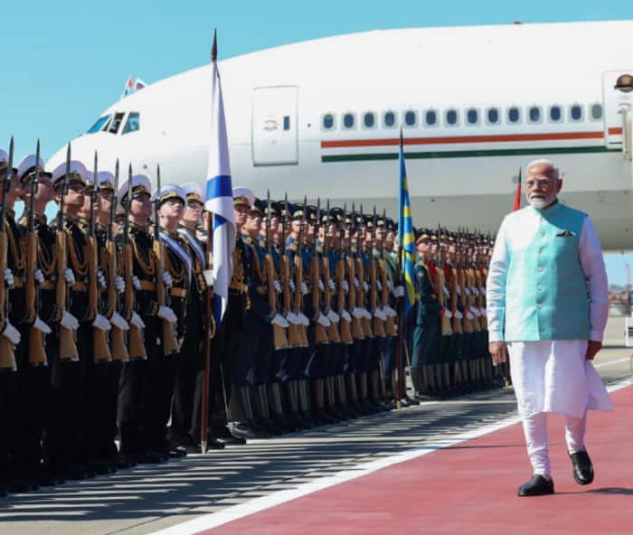 Prime Minister Narendra Modi Arrives In Moscow  Russia