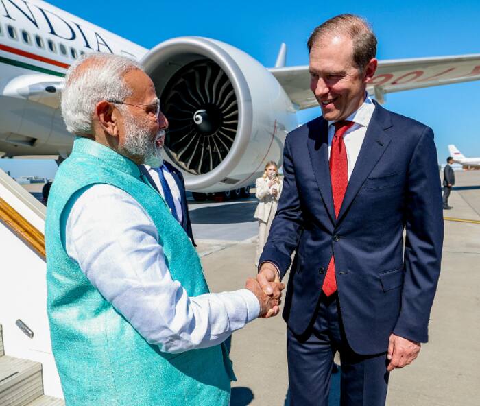Prime Minister Narendra Modi Arrives In Moscow  Russia