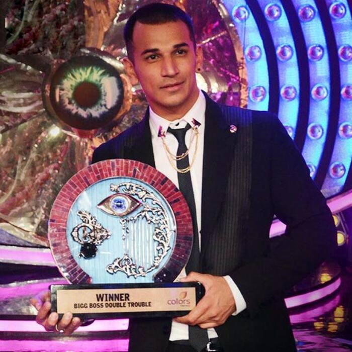 Prince Narula as winner of Bigg Boss Season 9