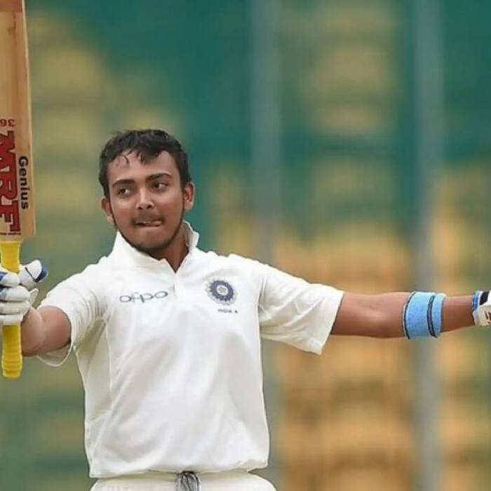 Prithvi Shaw was once considered as India's next cricketing superstar
