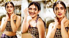 Priya Prakash Varrier Looks Gracefully Hot In Purple Lehenga Look | See Bold Pics