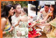 Inside Priyanka Chopra-Nick Jonas 'UK wali Diwali': Matching floral outfits, Malti's cute lehenga and more