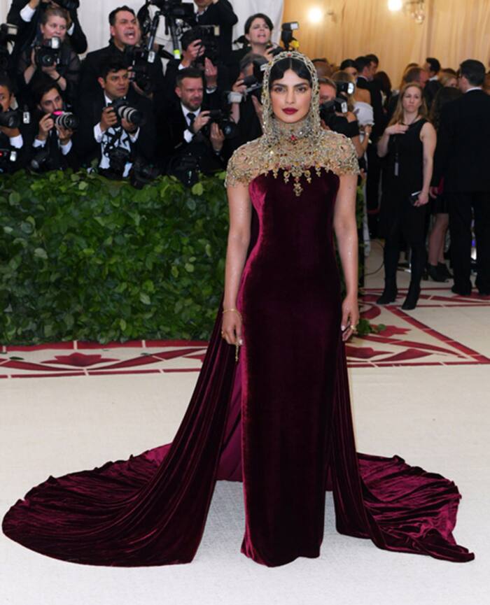 Priyanka Chopra at red carpet of Met Gala 2018
