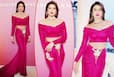 Priyanka Chopra Shines Brighter Than The Diamonds She Wears in a Romantic Magenta Outfit With Sexy Skirt And Off-Shoulder Top - See Pics