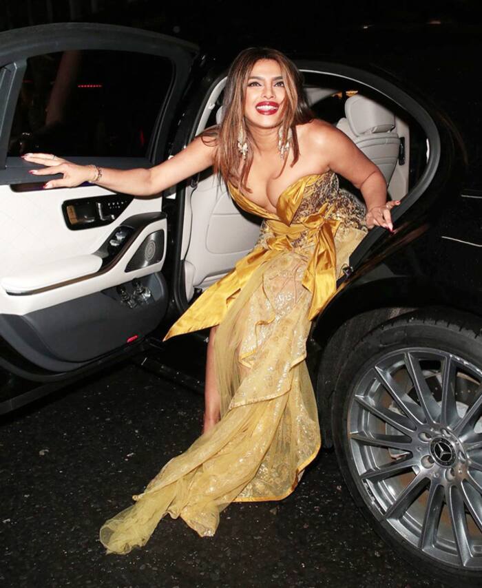 Priyanka Chopra turns London streets into runway with her golden sass in Vivienne Westwood dress
