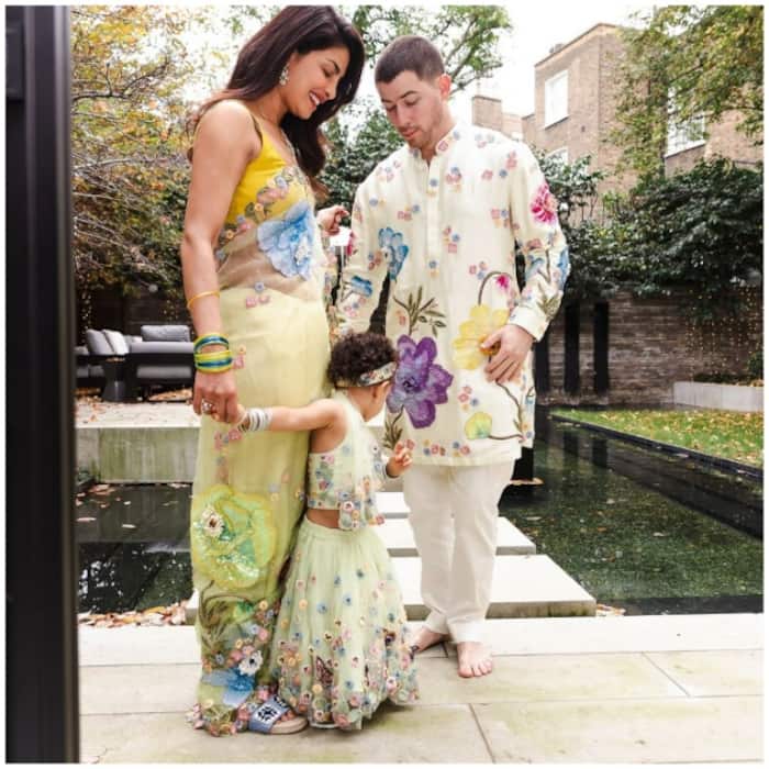 Priyanka Chopra s daughter is the cutest little girl in floral lehenga
