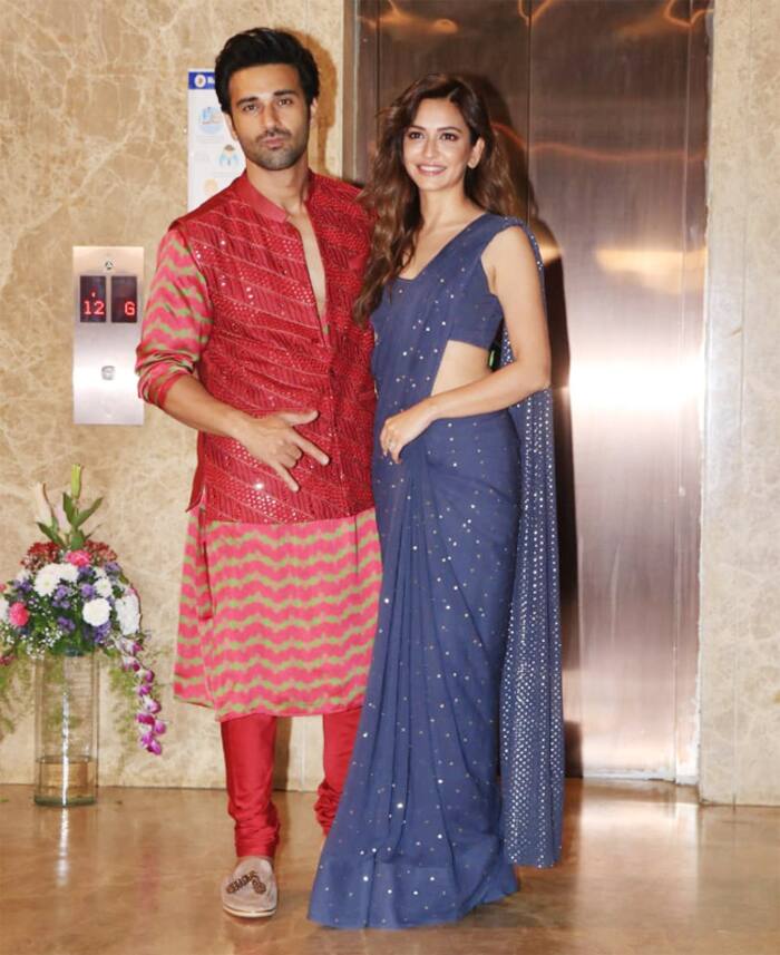 Pulkit Samrat and Kriti Kharbanda attend Ramesh Tauranis Diwali party