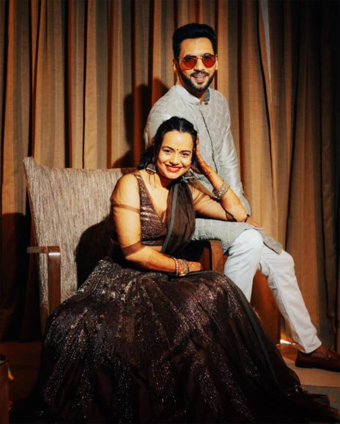 Punit Pathak and Nidhi Moony Singh share new photos from Sangeet ceremony