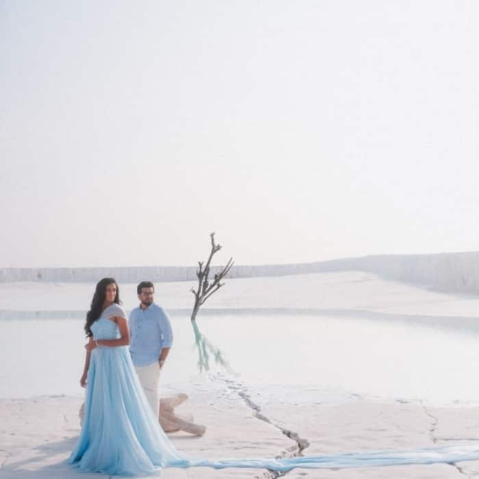 PV Sindhu and Venkata Datta Sai looked stunning in their wedding shoot