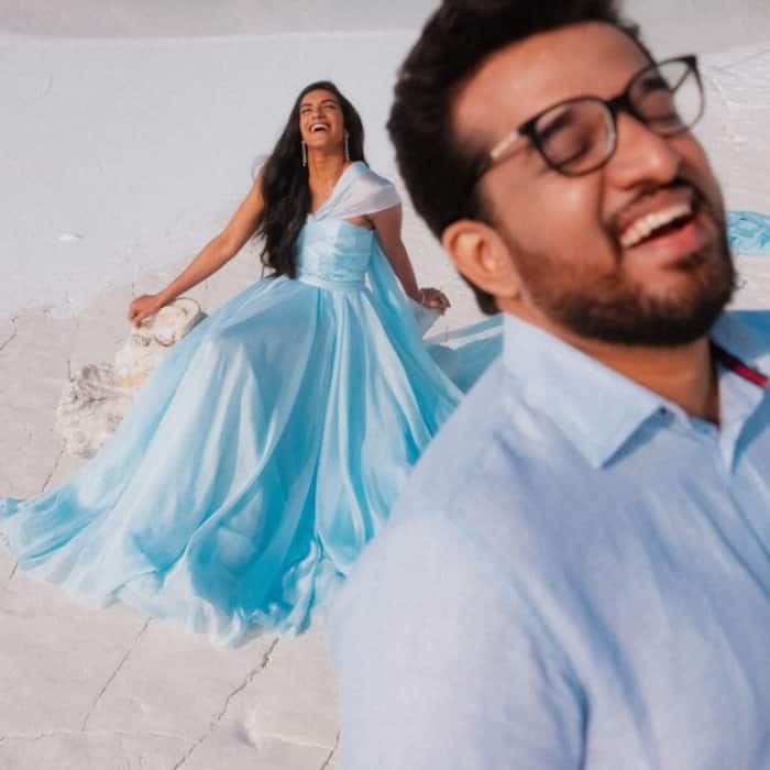 PV Sindhu and Venkata Datta Sai wedding shoot