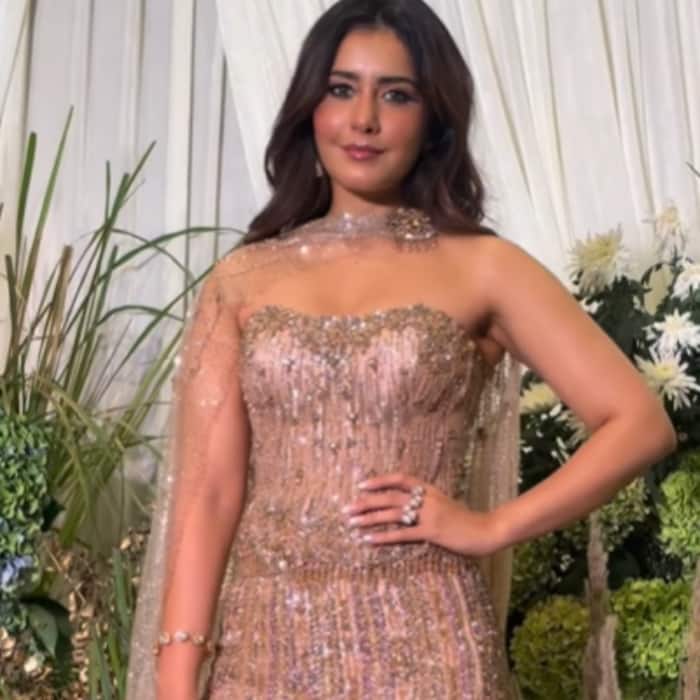 Raashii Khanna dazzles in a sparkling ethnic outfit