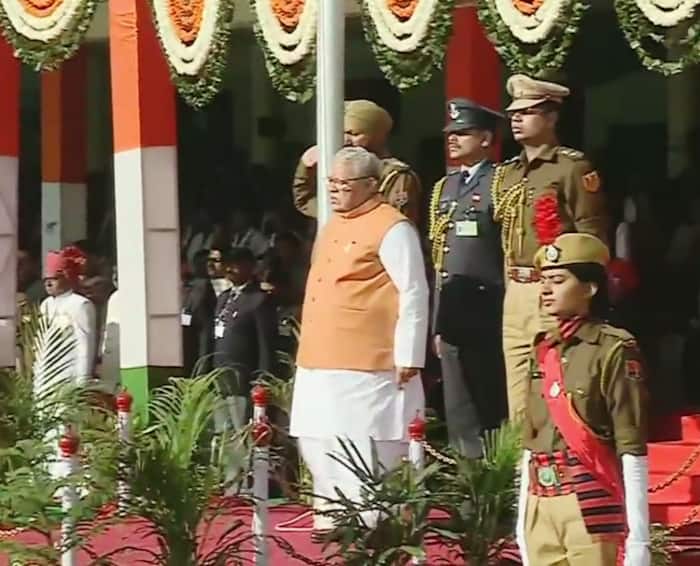 Rajasthan Governor unfurls flag in Jaipur