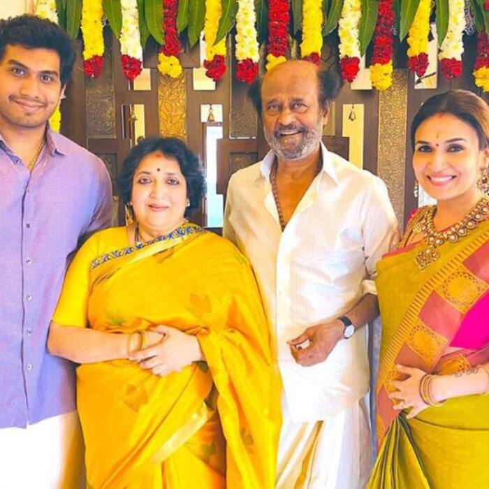 Rajinikanth s sweet family