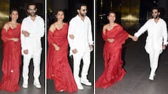 Rajkummar Rao's Dulhan Patralekhaa's Post-Wedding Glow Wins Hearts As She Dazzles in a Red Saree
