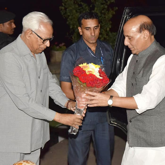 Rajnath Singh meets NN Vohra