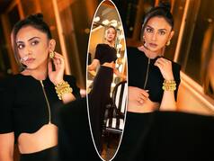 Rakul Preet Singh Dishes Out Style, Elegance and Grace in Black Mermaid Skirt and Crop Top -SEE PICS