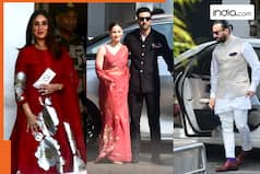 Ranbir Kapoor-Alia Bhatt, Saif Ali Khan-Kareena Kapoor, Karisma Kapoor in Delhi to meet PM Modi ahead of...- see first pics