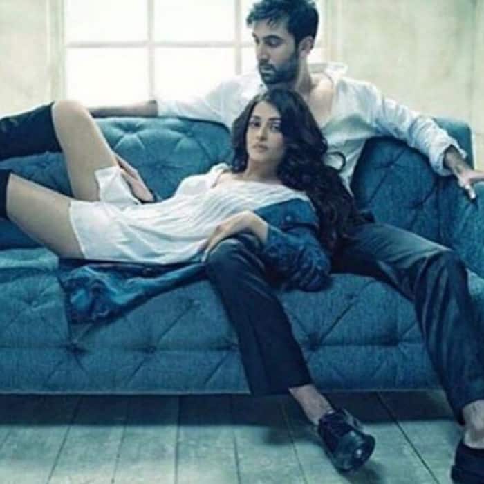 Ranbir Kapoor and Aishwarya Rai Bachchan pose during hot ADHM photo shoot