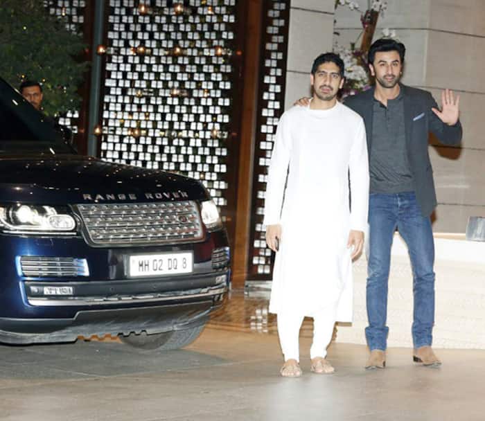 Ranbir Kapoor and Ayan Mukherji at Isha Ambani’s engagement party
