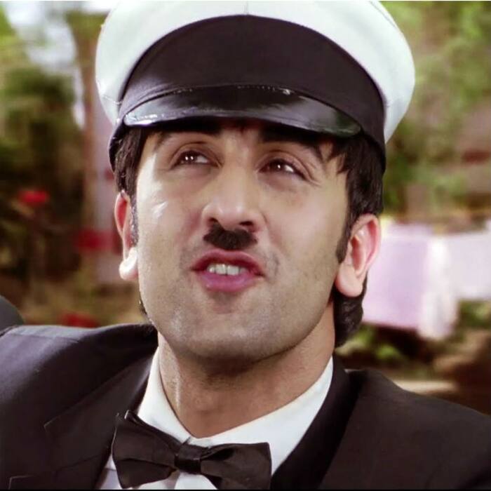 Ranbir Kapoor as Charlie Chaplin in Ajab Prem ki Gazab Kahaani