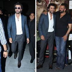 In PICS: Ranbir Kapoor shines at the trailer launch of Sanjay Dutt’s Bhoomi!