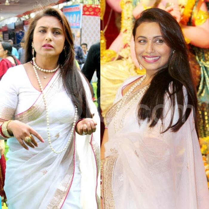 Rani Mukerji's white saree look