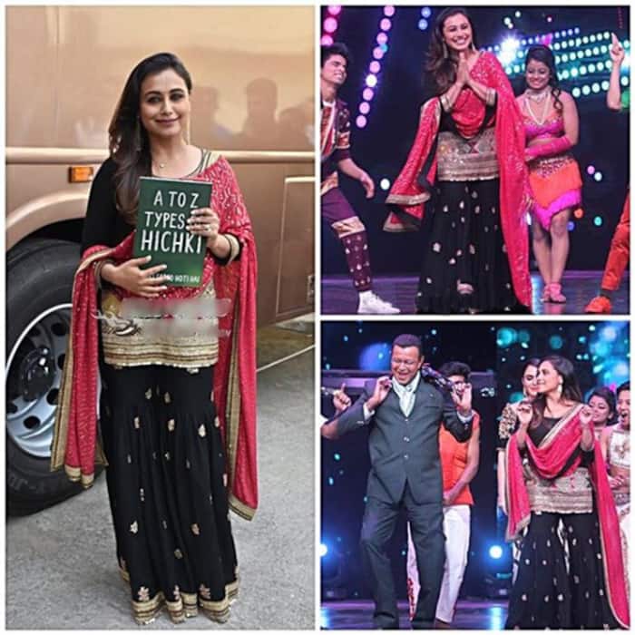 Rani Mukherji promoting Hichki at an event