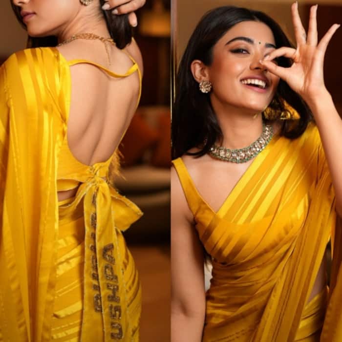 Rashmika Mandanna s famous method dressing saree