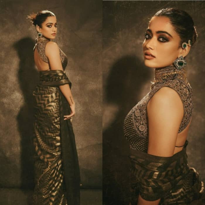 Rashmika Mandanna s unforgettable vintage saree look