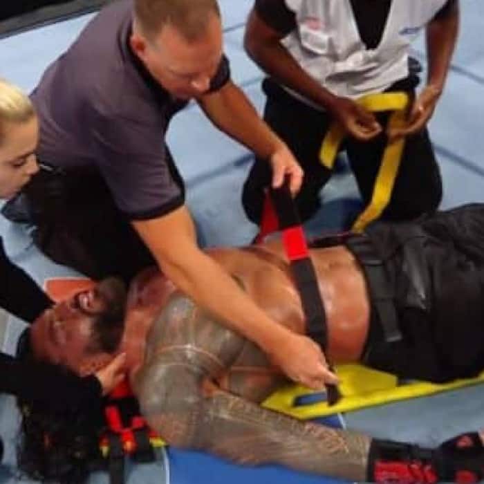 Regins was severely injured