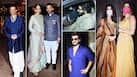 Rhea Kapoor-Karan Boolani's Wedding Album: Sonam Kapoor Stuns in Blue, Dad Anil Kapoor Distribute Sweets to Paps | See Pics