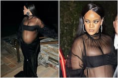 Pregnant Rihanna Wears Tube Bra Beneath See-Through Black Gown at Jay Z's Party, Fans Left Amazed - See Pics