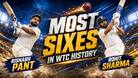 Rishabh Pant to Rohit Sharma: Batters with most SIXES in history of WTC