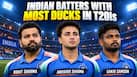 Rohit Sharma to Abhishek Sharma to Sanju Samson: Indian batters with most DUCKS in T20I cricket Rohit Sharma to Abhishek Sharma to Sanju Samson: Indian batters with most DUCKS in T20I cricket