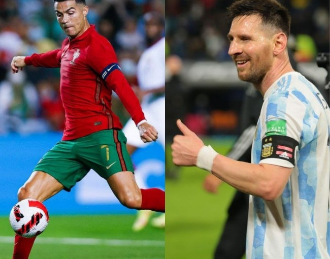 Ronaldo vs Messi (Hattrick record)