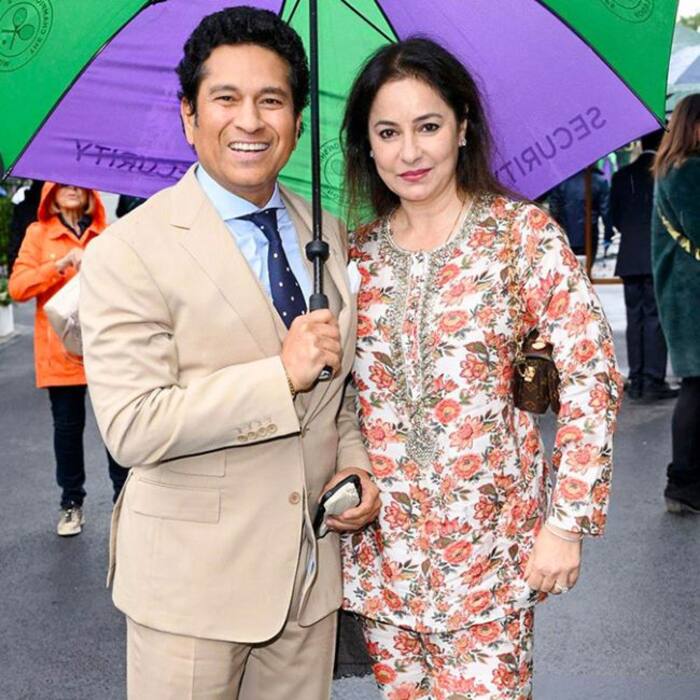 Sachin Tendulkar and Anjali Tendulkar
