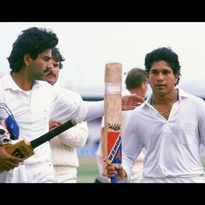 Sachin Tendulkar had a slow start in Test cricket